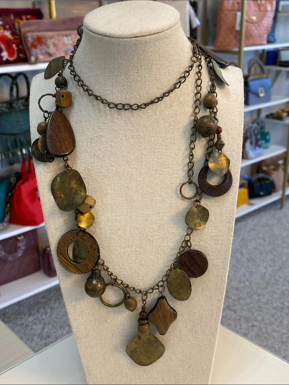 Wooden and metal beads